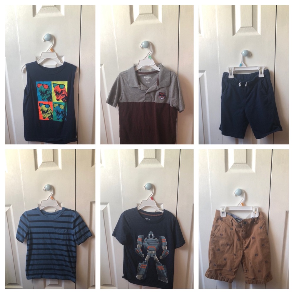 BUNDLE SIZE 7 BOYS- CARTERS/OSHKOSH/NAUTICA